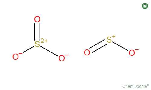 sulfur tri- and dioxide structures without d-orbitals involved using formal charges