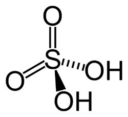 H2SO4 chemical structure