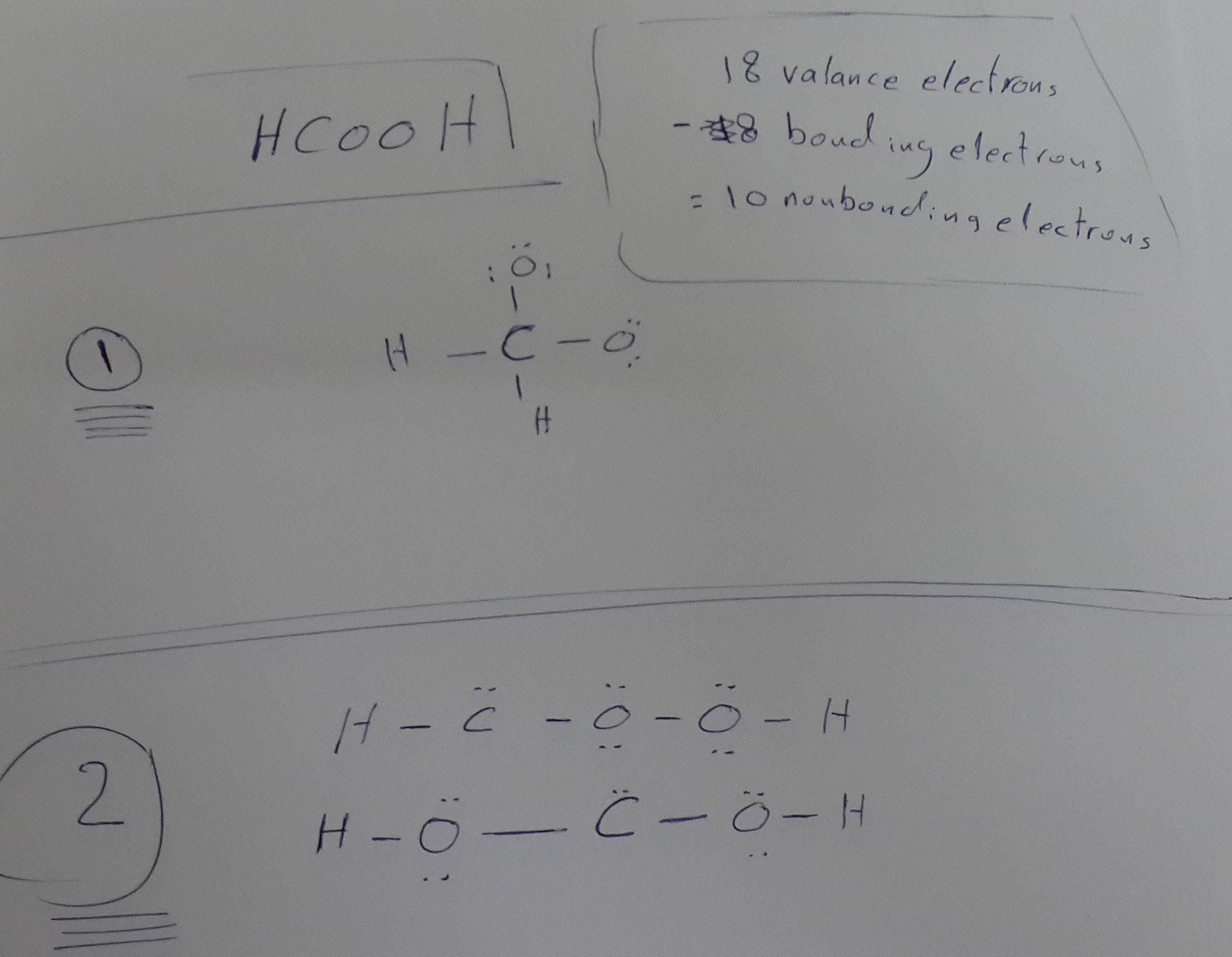 suggested Lewis structures